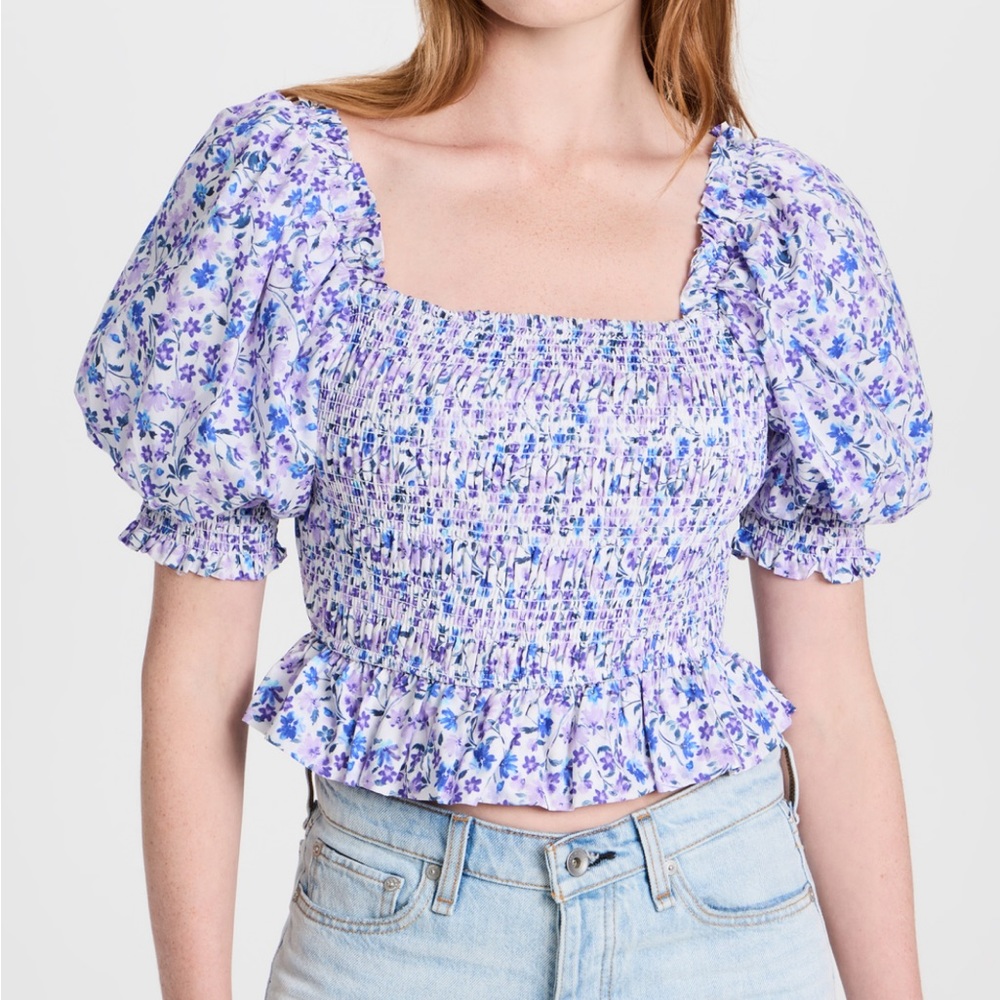 endless rose smocked top